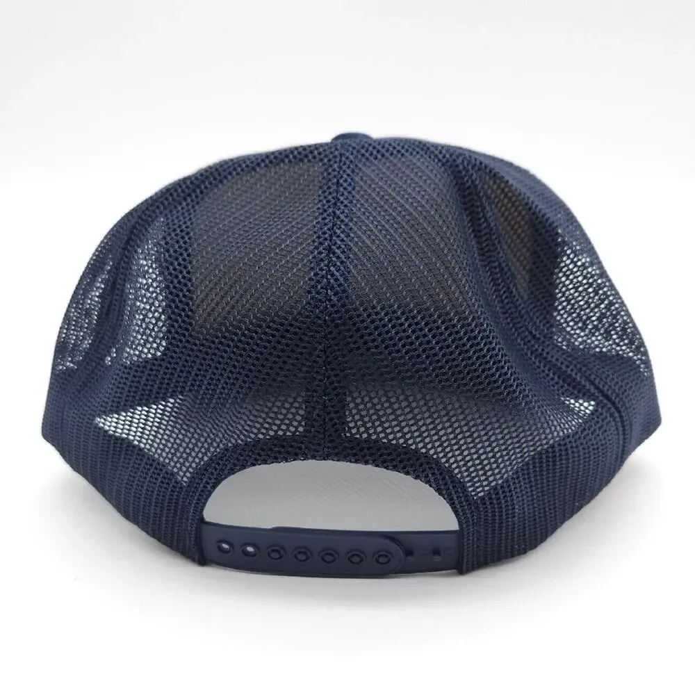 Vintage‎ Carrier Sigler Faigen Trucker Mesh Rope Snapback Hat Cap Blue Ama Pro